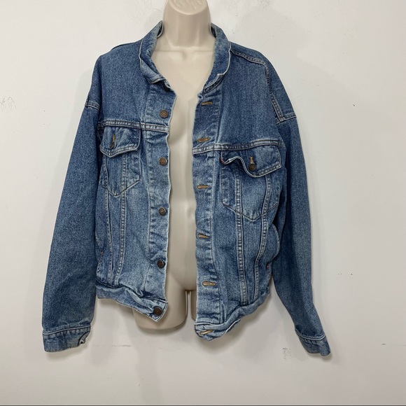 Levi's Vintage 90s Trucker Jean Jacket Oversized Denim Blue 70598 size large